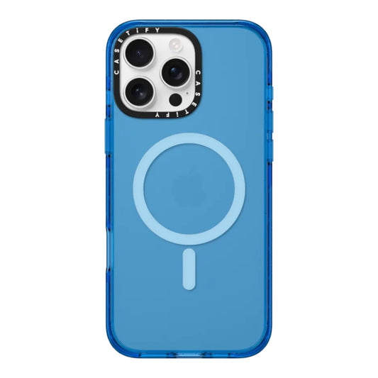 Case Casetify Impact con MagSafe iPhone 16 Plus Azul