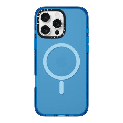 Casetify impact con magsafe iphone 15 plus azul