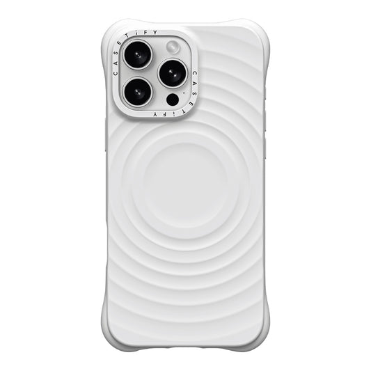 Casetify ripple iphone 16 pro color blanco