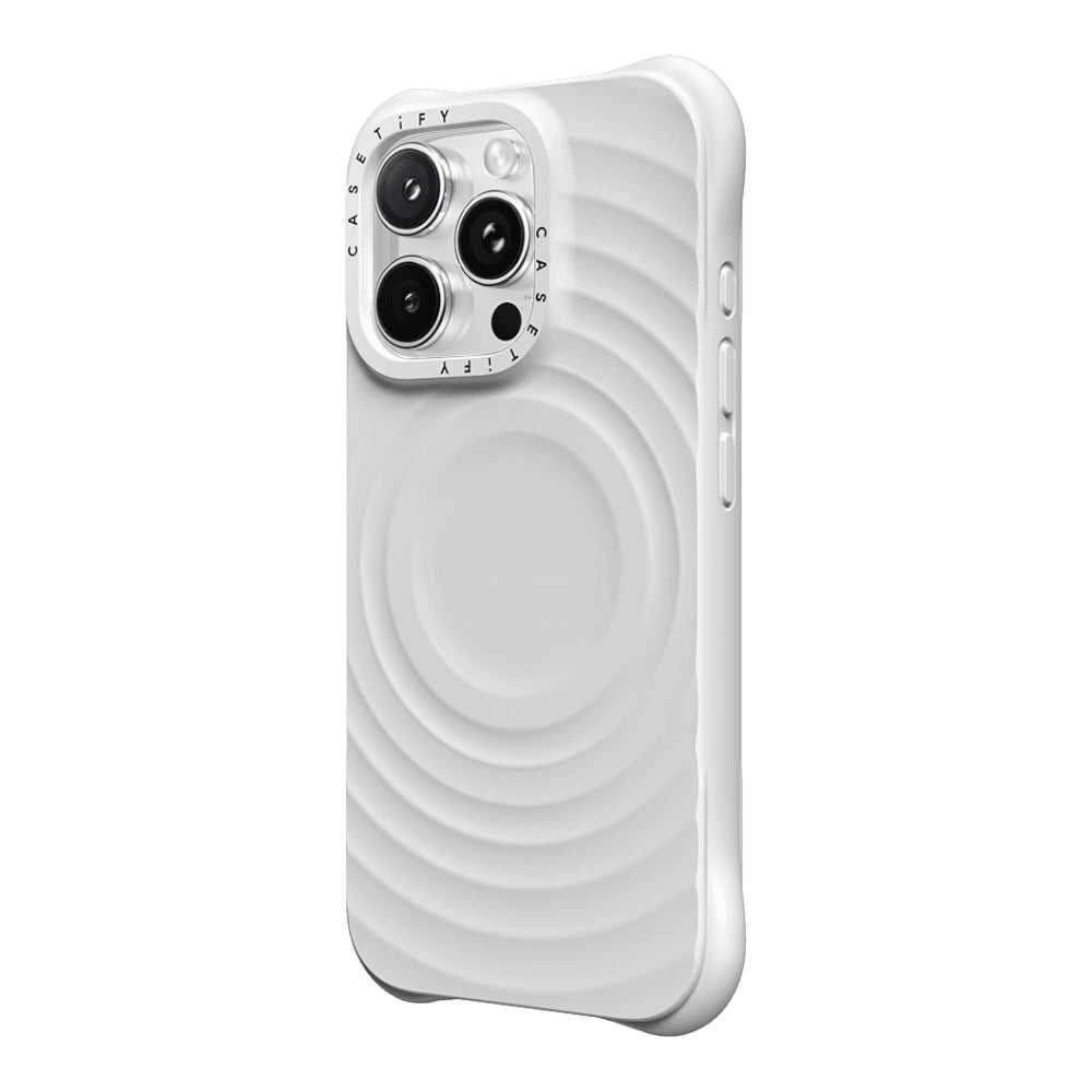Case Casetify Ripple iPhone 16 Pro Max Blanco