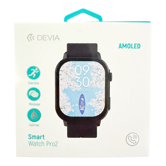 Devia Smart watch pro 2  color black