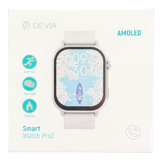 Devia Smart watch pro 2  color silver