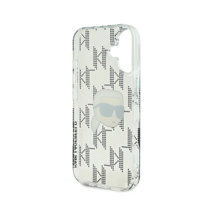 Karl Lagerfeld hc iml k. head monogram electroplated transparent iphone 16