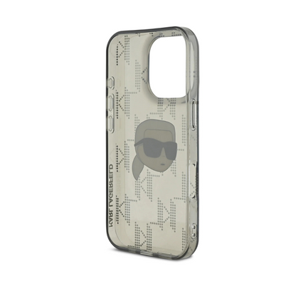 Karl Lagerfeld hc iml k. head monogram electroplated black  iphone 16 pro max