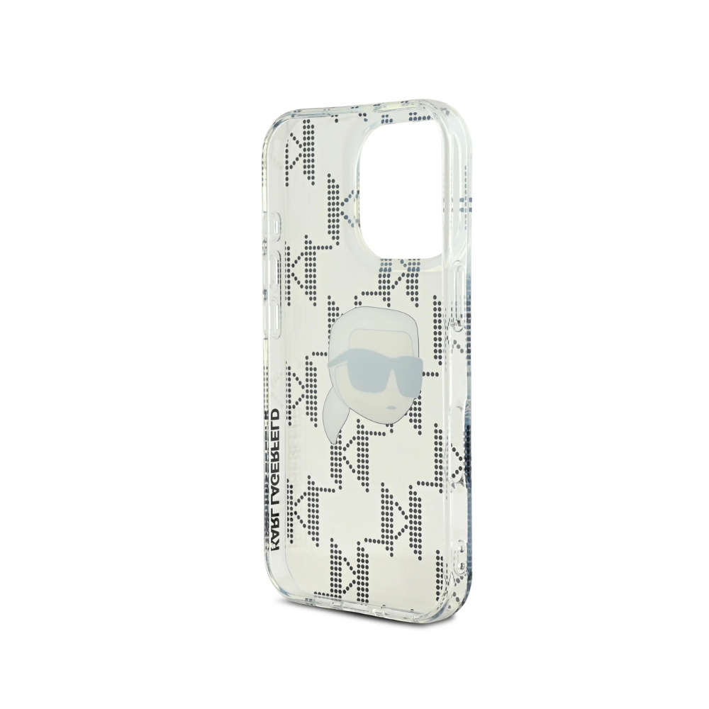 Karl Lagerfeld hc iml k. head monogram electroplated transparent iphone 16 pro max