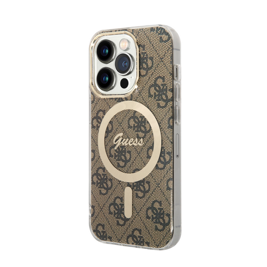 Guess hc magsafe iml 4g brown  iphone 16 pro