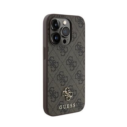 Guess hc magsafe pu 4g small 4g and classic brown iphone 16 pro