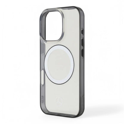 Mercedes-Benz mb hc magsafe transparent pc/tpu w/ black ring clear iphone 16 pro