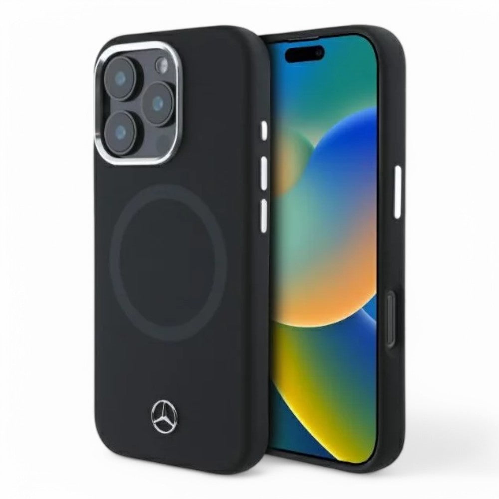 Mercedes-Benz mb hc magsafe silicone tonal logo black iphone 16 pro max
