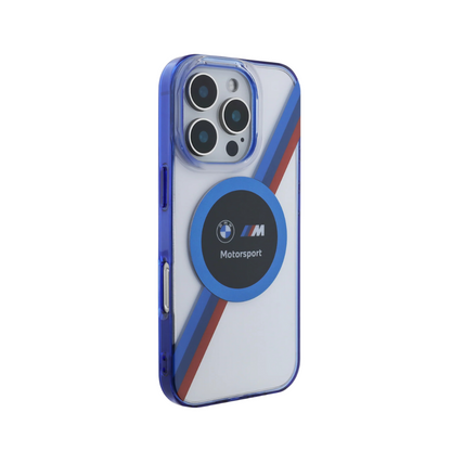 BMW hc motorsport magsafe iml circle transparent iphone 16 pro max
