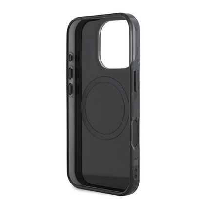 Amg magsafe case double layer black&red iphone 16 pro max