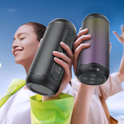 Gadget 1hora bocina bluetooth portatil 5.1 led 5w*2  boc242  color multicolor