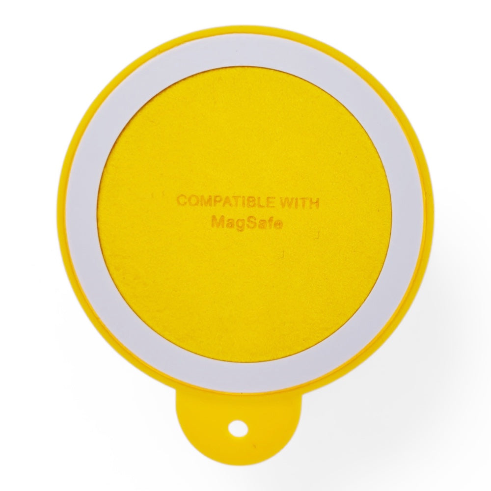 Gadget el rey magsafe ventosa circular color amarillo