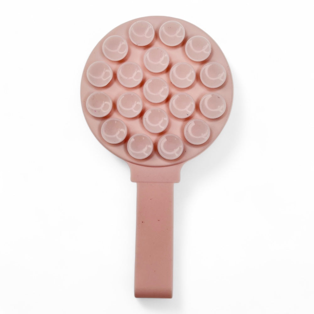 Gadget the king magsafe circular suction cup with pink grip