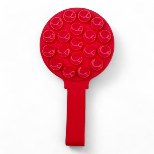 Gadget the king magsafe circular suction cup with fuchsia-colored grip