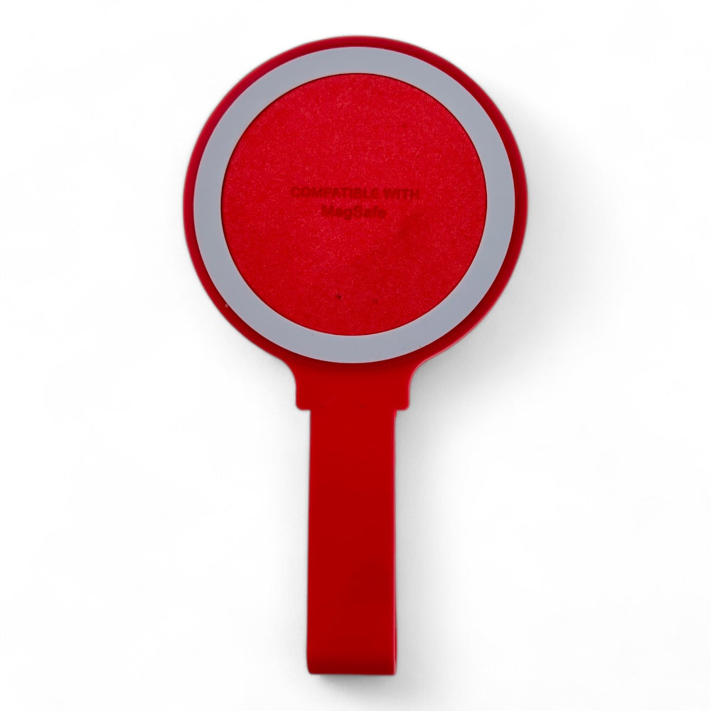 Gadget the king magsafe circular suction cup with fuchsia-colored grip