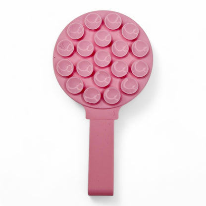 Gadget the king magsafe circular suction cup with magenta grip