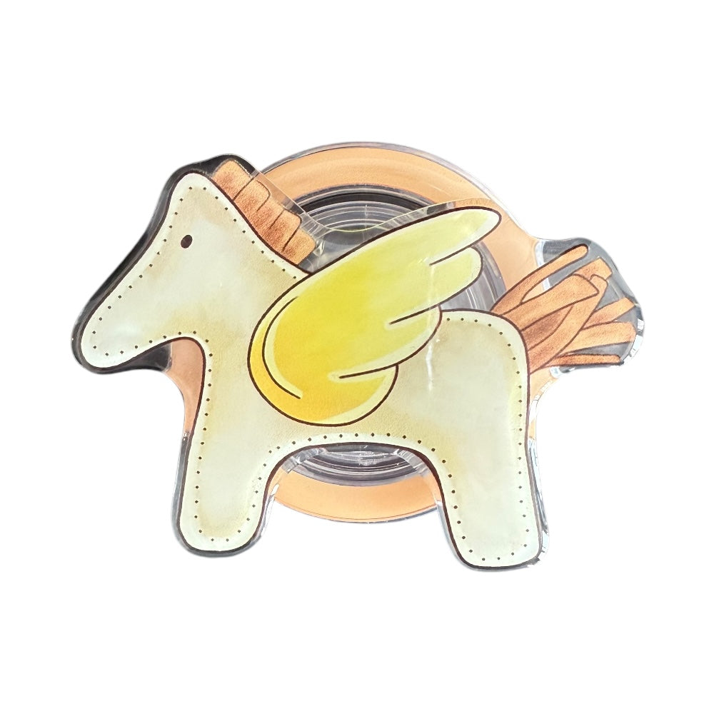 Gadget pop grip magsafe circular caballo dibujo