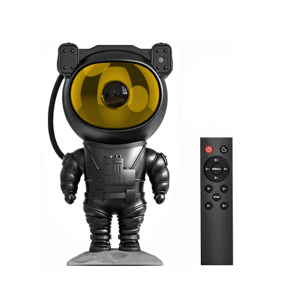 Gadget Generico Flash Astronauta Starry Sky Proyector Color Negro