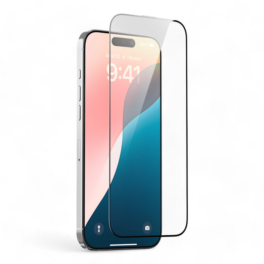 Devia tempered glass screen protector for iPhone 16 van series full screen anti-static twice-tempered glass transparent color