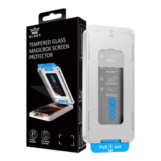 El Rey tempered glass PRIVACY  magicbox screen protector for iphone 14