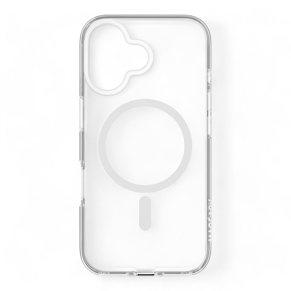 Estuche switcheasy skin iphone 16 plus bright m never yellowing shockproof clear case color transparente