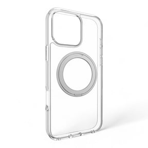 Estuche switcheasy magstand iphone 16 pro max magstand 360 m rotating ring protective case color transparente