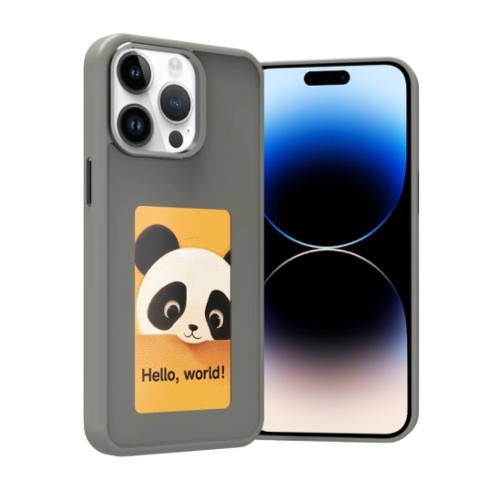 Case - DIY Ink Case Personalized Gray iPhone 16 Pro Max