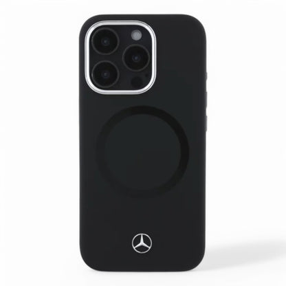 Mercedes-Benz mb hc magsafe silicone tonal logo black iphone 16 pro
