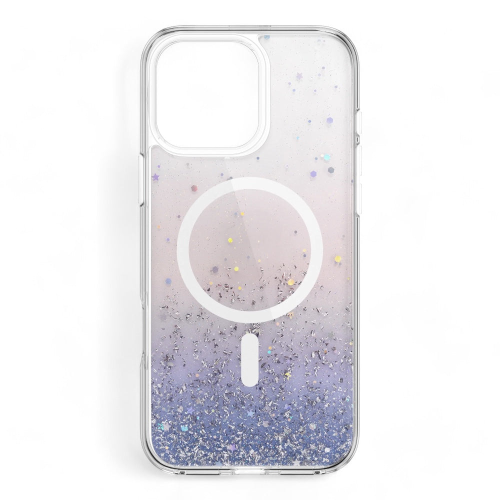 Estuche switcheasy starfield iphone 16 pro max starfield m 3d glitter shockproof case twilight color multicolor