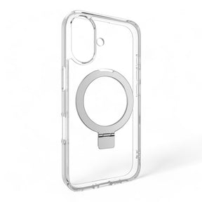 Estuche switcheasy magstand iphone 16 magstand m stand guard protective case color transparente