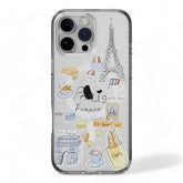 Estuche switcheasy skin iphone 16 pro max style m pattern shockproof case paris color multicolor