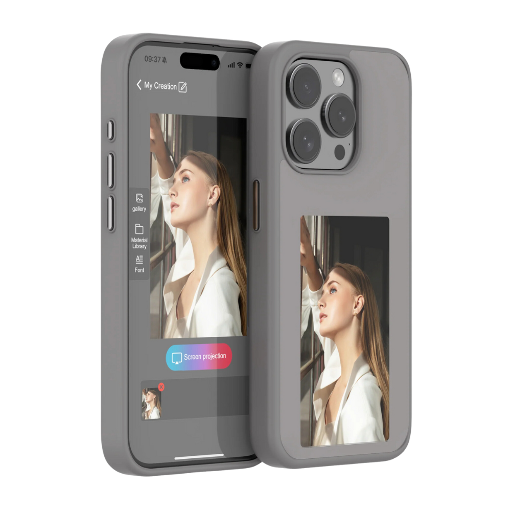 Case - DIY Ink Case Personalized Gray iPhone 16 Pro Max