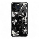 Estuche switcheasy skin iphone 16 pro max style m pattern shockproof case black flower color multicolor