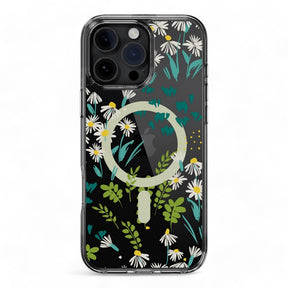 Estuche switcheasy skin iphone 16 pro max style m pattern shockproof case daisy color multicolor