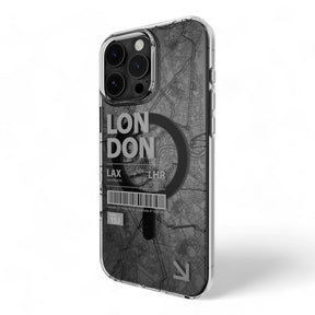 Estuche switcheasy skin iphone 16 pro max urban m 3d patterned shockproof case nyc color transparente/negro