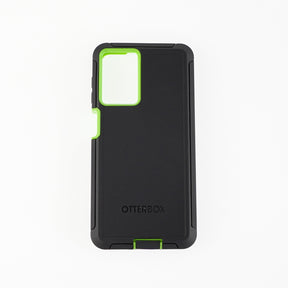 estuches proteccion otterbox defender samsung a13 color gris / verde