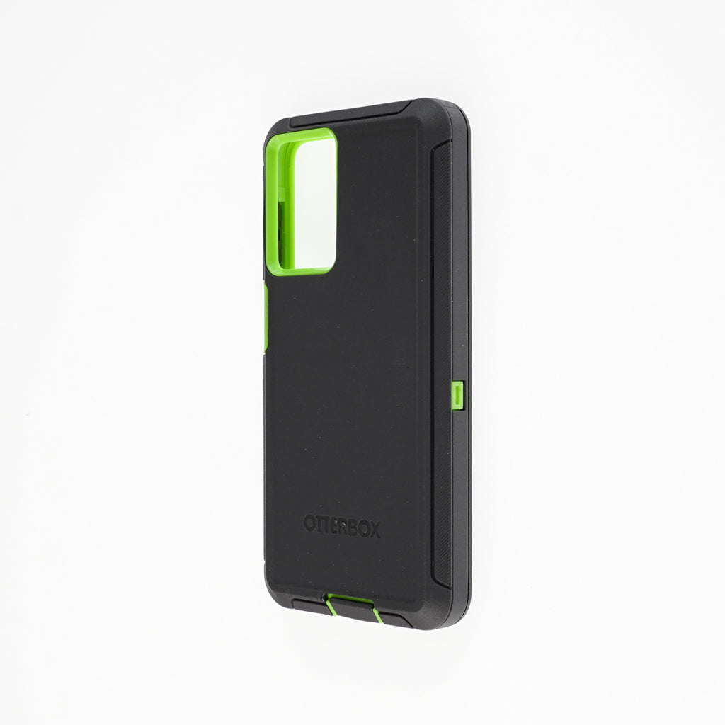 estuches proteccion otterbox defender samsung a13 color gris / verde