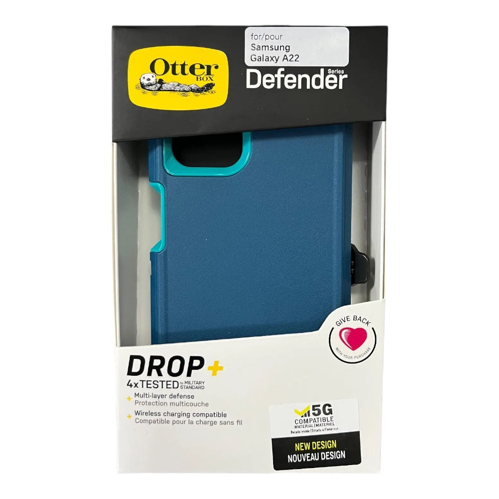 Case OtterBox Defender | Samsung A22 | Turquesa