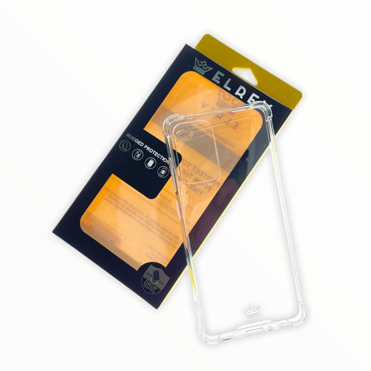 Estuche proteccion el rey hard case reforzado samsung a41 color transparente
