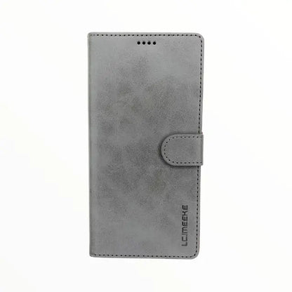 estuche carteras lc imeeke folio libreta con porta tarjeta samsung a41 color gris DIGITALSHOP