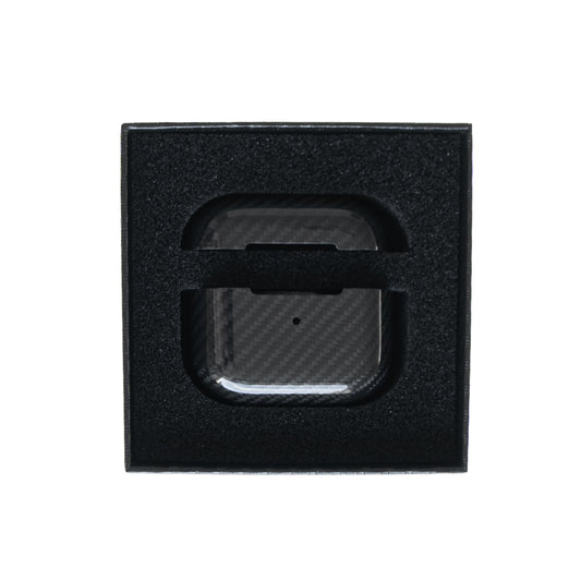 Estuche clasico el rey fibra carbon apple airpods gen 3 color fibra carbon negro