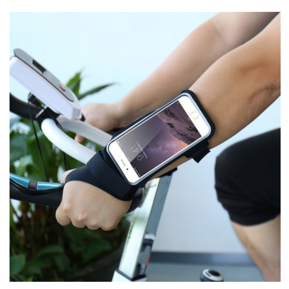 Generic accessory arm band for wrist, blue color