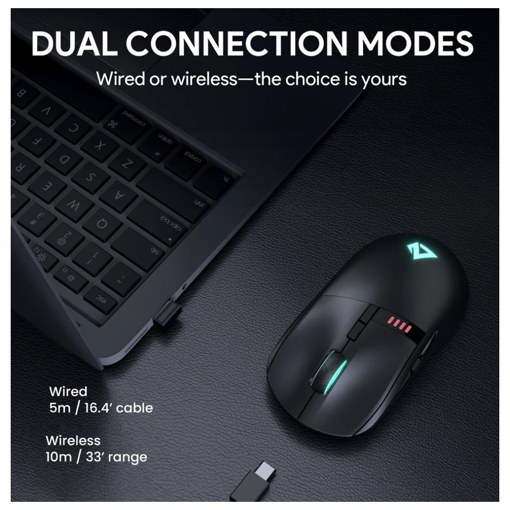 Gadget Aukey Gaming Wireles Knight Rgb Mouse 16000 Dpi Resolution 2.4Ghz DIGITALSHOP