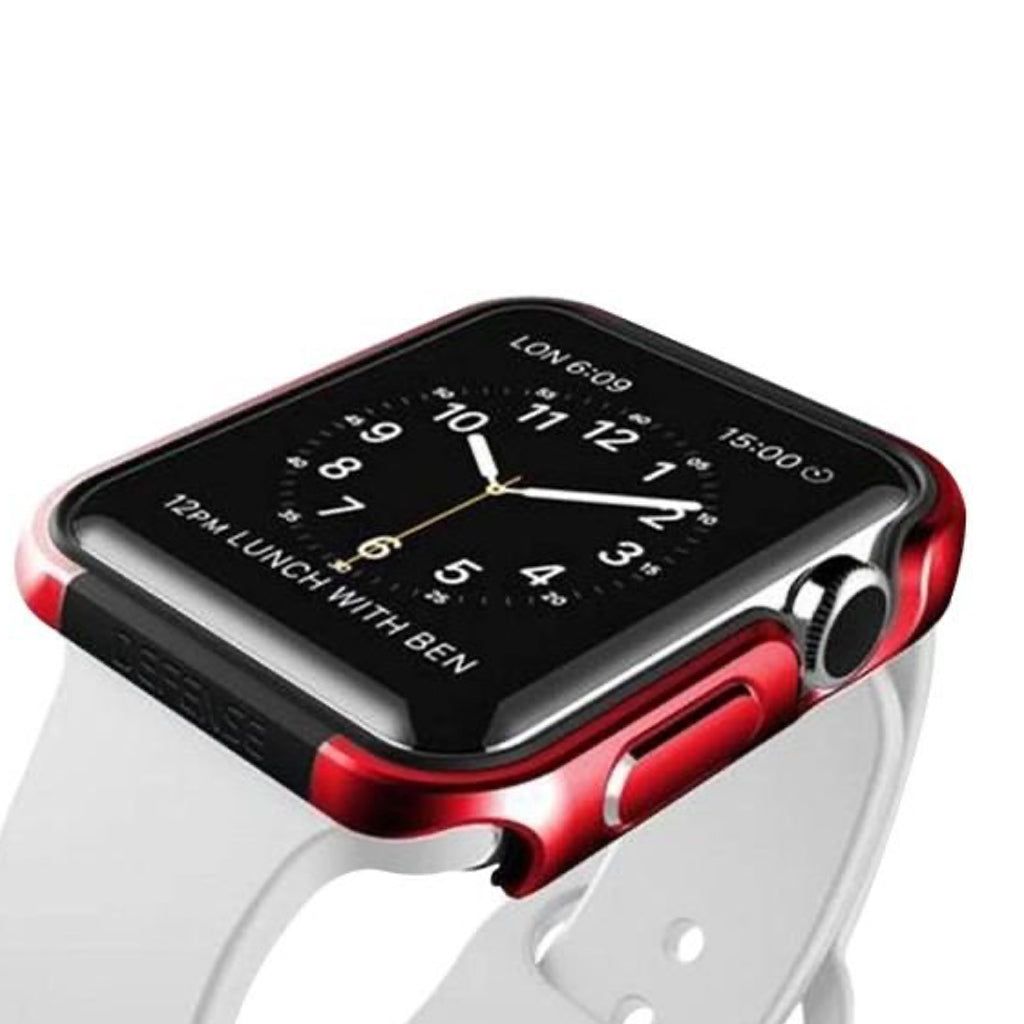 Xdoria bumper shockproof case for apple watch 40 mm red