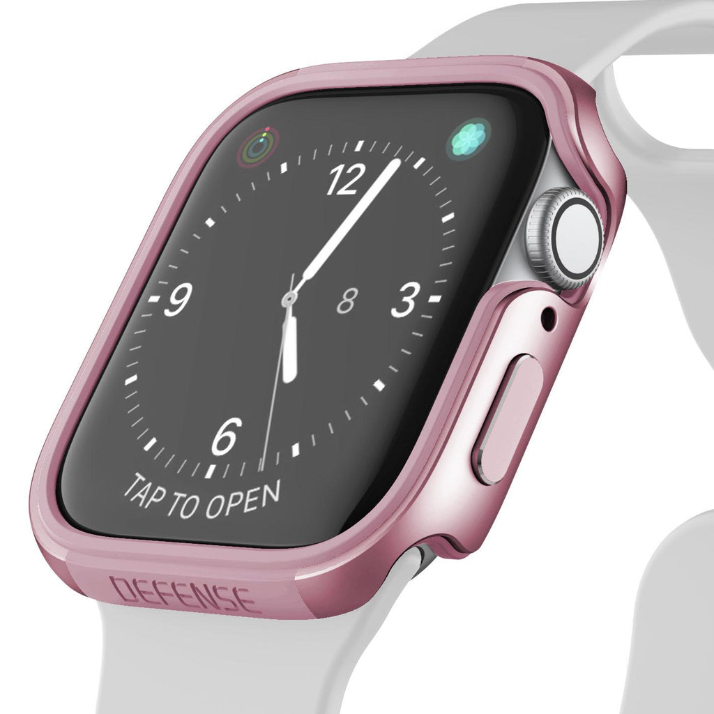 Estuche xdoria bumper antigolpes apple watch 44 mm color rosado