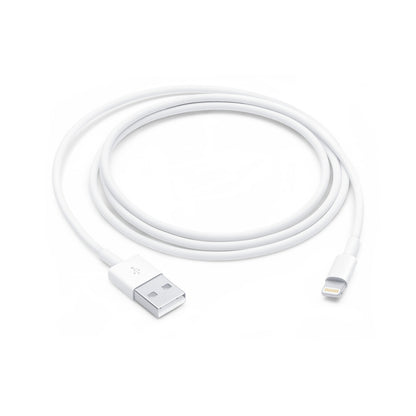 Original Apple Lightning Cable For iPhone 5 / 6 / 8 / X / Xs / 11 / 12 / 13 White Color