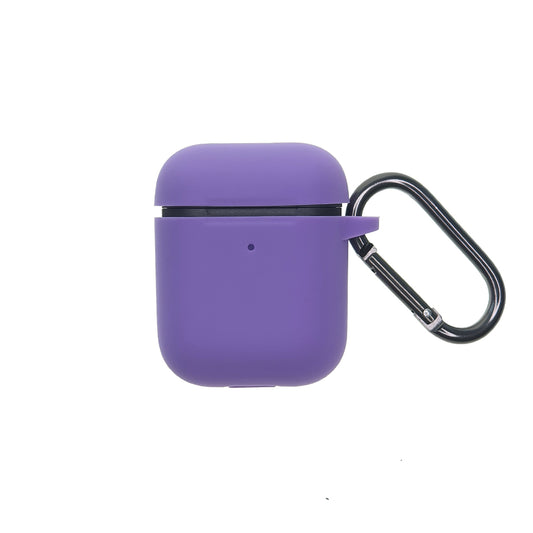 estuche silicon el rey silicon grueso para airpods 1 / 2 apple gen 1 ,  gen 2 color morado