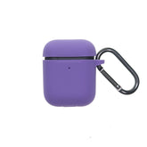 estuches silicon el rey silicon grueso para airpods 1 / 2 apple gen 1 ,  gen 2 color morado