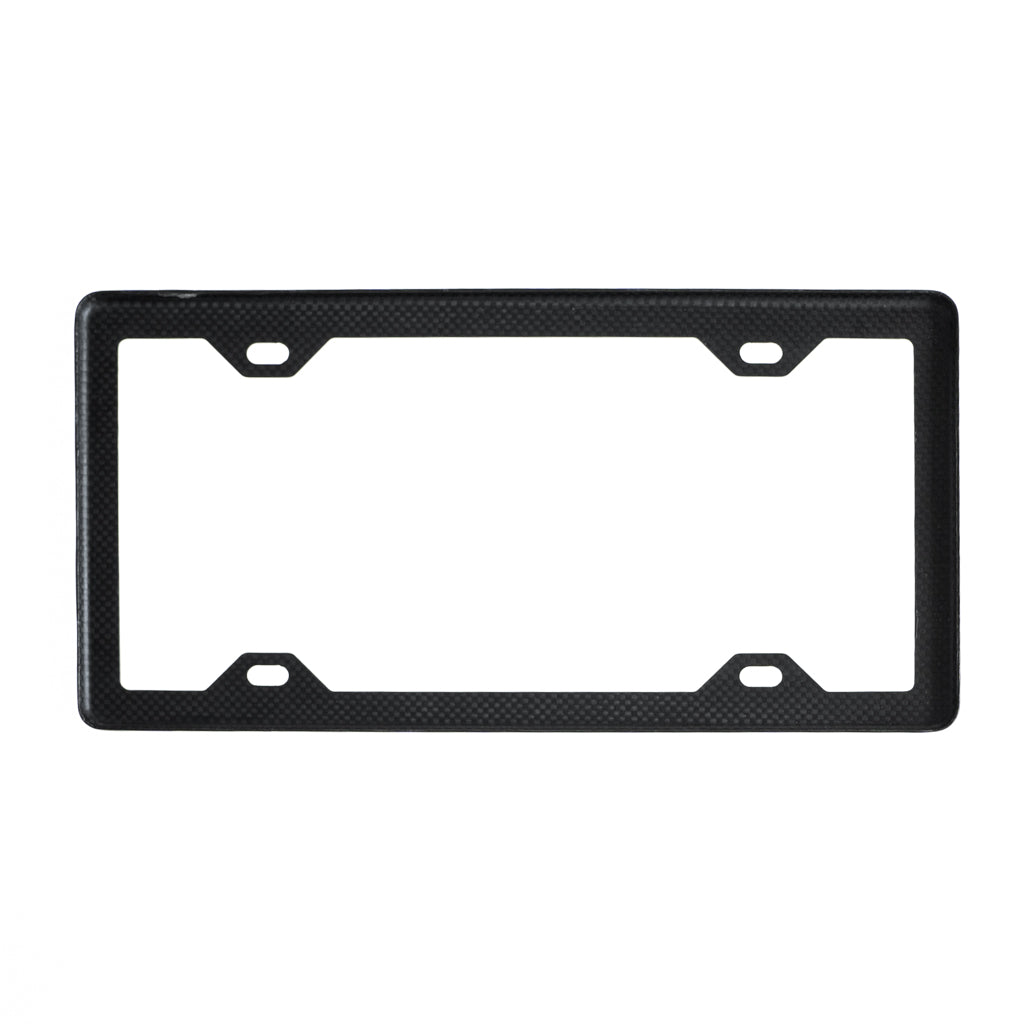 Accesorio el rey otro porta placa trenzado fibra carbon